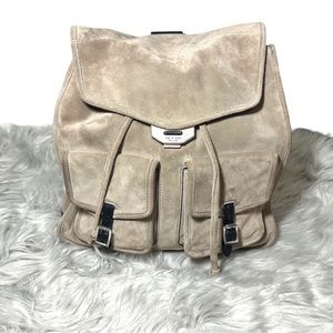 Rag and Bone Field Messenger Suede Backpack